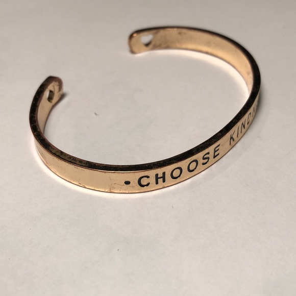 Choose Kindness Gold Colored Bracelet - Picture 2 of 4